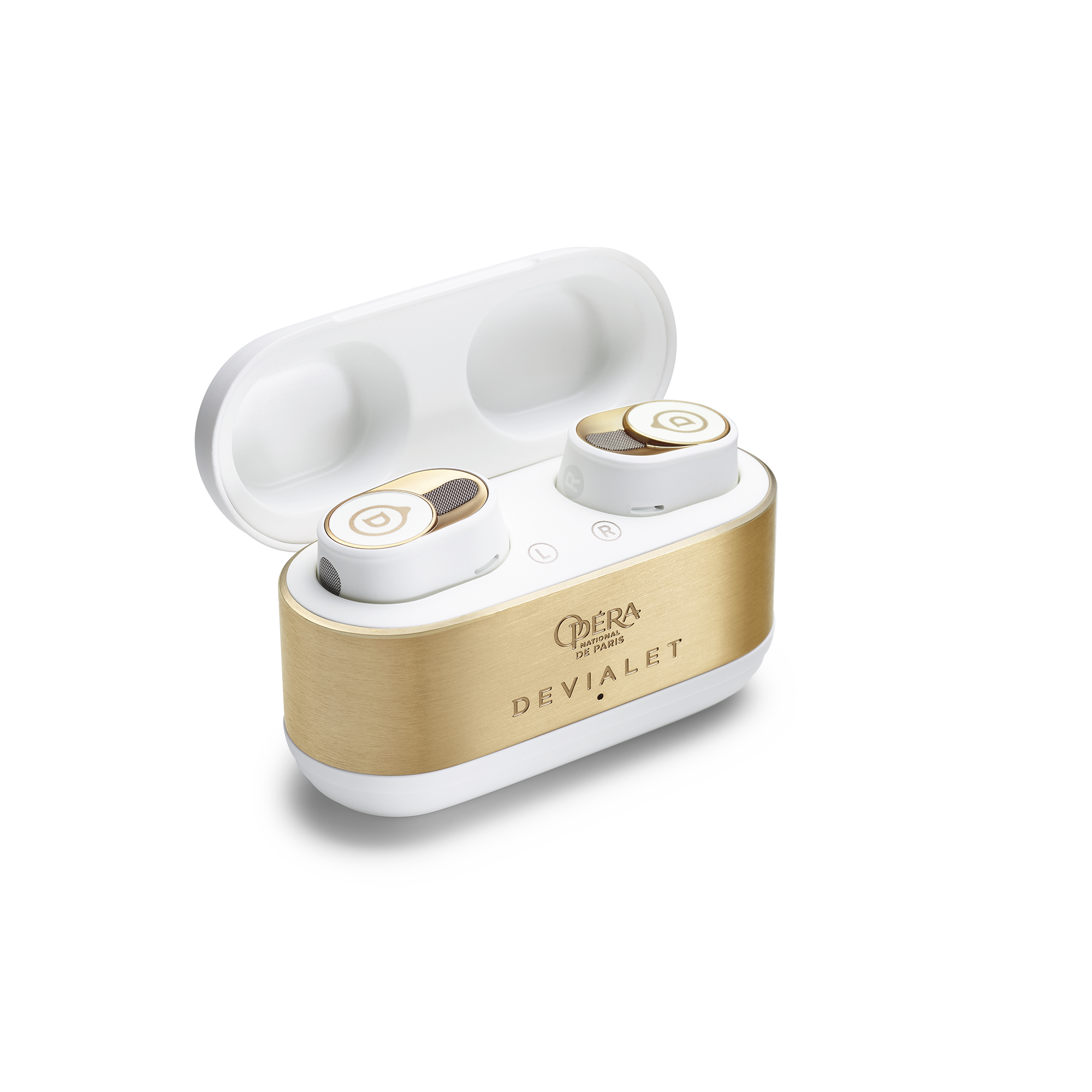 Devialet Gemini II Light Pearl earbuds – premium sound, available